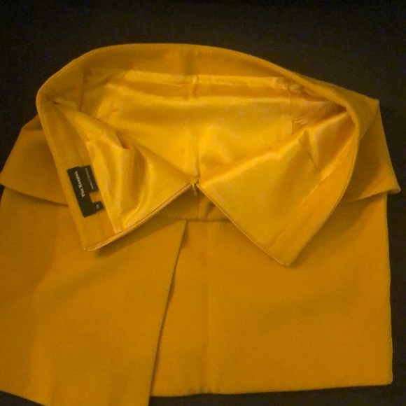 The Kooples Mustard Asymmetrical Skirt - Picture 5 of 6
